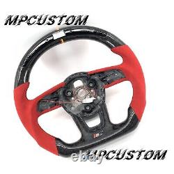 Fit For Audi B9 A3 A4 A5 S3 S4 S5 Q2 Q5 Q7 Q8 SQ7 SQ Carbon Fiber Steering Wheel