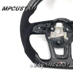 Fit For Audi B9 A3 A4 A5 S3 S4 S5 Q2 Q5 Q7 Q8 SQ7 SQ Carbon Fiber Steering Wheel