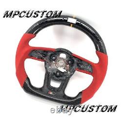 Fit For Audi B9 A3 A4 A5 S3 S4 S5 Q2 Q5 Q7 Q8 SQ7 SQ Carbon Fiber Steering Wheel