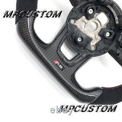 Fit For Audi B9 A3 A4 A5 S3 S4 S5 Q2 Q5 Q7 Q8 SQ7 SQ Carbon Fiber Steering Wheel
