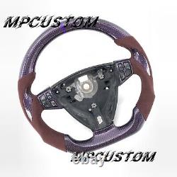 Fit For Ssab 93 9-3 Aero Vector SRS 2006- 2010 2011 Carbon Fiber Steering Wheel