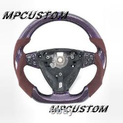 Fit For Ssab 93 9-3 Aero Vector SRS 2006- 2010 2011 Carbon Fiber Steering Wheel