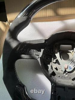 Fit for Audi R8 TT TTS TTRS 08-14 Carbon fiber Steering wheel skeleton+Alcantara