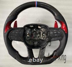 Fit for Infiniti G25 G37 G35 2007-2013 Carbon Steering Wheel Button Cover/Trim