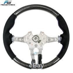 Fits 15-19 BMW M Sport Steering Wheel Carbon & Alcantara Cover & M Stitching