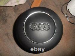 Fits Audi A3 S3 A4 S4 A5 S5 Late Models Carbon Fiber Steering Wheel Center Cover