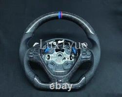 Fits BMW F22 F23 F45 F46 Support Paddle REAL Carbon Fiber Steering Wheel+COVER