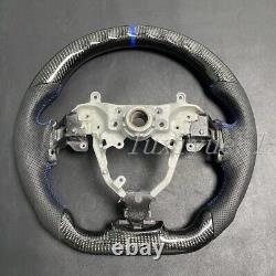 Fits Lexus IS 250 300 350 ISF 2006-2012 Real Carbon fiber steering wheel BLUE