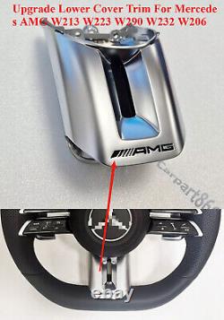 Fits Mercedes-Benz AMG W232 W213 W223 W290 W206 Steering Wheel Trim Cover 2021+