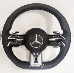 Fits Mercedes-Benz AMG W232 W213 W223 W290 W206 Steering Wheel Trim Cover 2021+