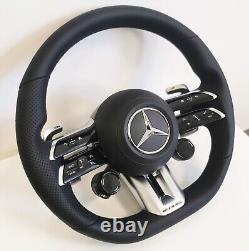 Fits Mercedes-Benz AMG W232 W213 W223 W290 W206 Steering Wheel Trim Cover 2021+