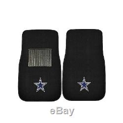 Football Dallas Cowboys Floor Mat Set with Seat Covers & steering wheel cover