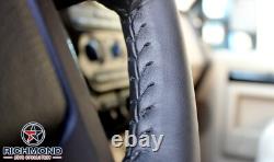 For 2004 2005 Dodge Ram Laramie SLT-Leather Steering Wheel Cover, Dark Slate