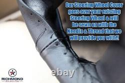 For 2004 2005 Dodge Ram Laramie SLT-Leather Steering Wheel Cover, Dark Slate