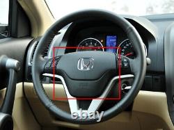 For 2007-2011 Honda CRV Steering Wheel Cover Black