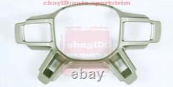 For 22-24 Land Rover Defender V8 Green ABS Interior Steering Wheel Cover trim 1X