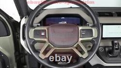 For 22-24 Land Rover Defender V8 Green ABS Interior Steering Wheel Cover trim 1X