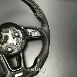 For AUDI A3 A4 B8 A5 A6 A7 S3 S4 S5 S6 S7 Customized Carbon Steering Wheel Cover