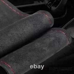 For Audi A4 (B9) Avant A5 (F5) A1 hand stitched suede Car steering wheel cover