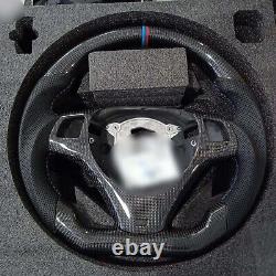 For BMW 1 SeriesM E81 E82 120i 130i 135i Real Carbon fiber Steering wheel+Cover
