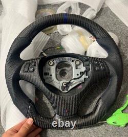 For BMW 3 Series 320i 325i 330i E90 E91 E92 Carbon fiber Steering wheel+Cover