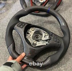For BMW 3 Series 320i 325i 330i E90 E91 E92 Carbon fiber Steering wheel+Cover