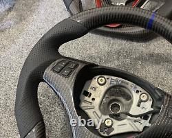 For BMW 3 Series 320i 325i 330i E90 E91 E92 Carbon fiber Steering wheel+Cover