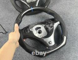 For BMW 3 Series 320i 325i 330i E90 E91 E92 Carbon fiber Steering wheel+Cover
