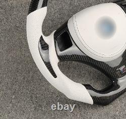 For BMW 3 Series E90 E91 E92/1 Series E81 E82 Carbon fiber Steering wheel+Cover