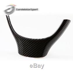 For BMW F10 REAL CARBON FIBER STEERING WHEEL COVER TRIM
