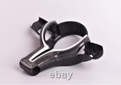 For BMW F20 F30 F32 F10 F12 F25 F26 F16 M Steering Wheel Cover Carbon Fiber Gray