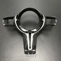 For BMW F20 F30 F32 F10 F12 M3 M4 Carbon Fiber Steering Wheel Trim Cover 1 Set