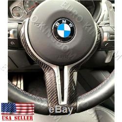 For BMW F80 M3 F82 M4 Carbon Fiber MP Replacement Steering Wheel Cover Silver M