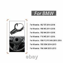 For BMW M2 F87 M3 F80 M4 F82 M5 M6 F12 X5M X6M Carbon Fiber Steering Wheel Trim