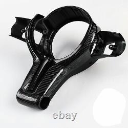 For BMW M2 F87 M3 F80 M4 M5 M6 F12 X6M Carbon Fiber Steering Wheel /w Base Black