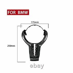 For BMW M2 F87 M3 M4 M5 M6 X6M Carbon Fiber Steering Wheel Trim Forged Pattern