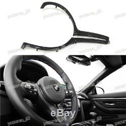 For BMW M Series M2 M3 M4 M5 M6 X5M X6M Carbon Fiber Steering Wheel Cover Trim