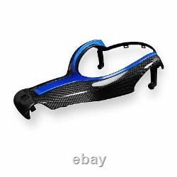 For BMW Para1 3 4 5 6 X5 X6 M-sport Steering Wheel Replacement Cover Trim Blue