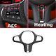 For BMW X7 G07 2019-2023 Carbon Fiber Steering Wheel Cover Frame Accessories
