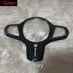 For BMW X7 G07 2019-2023 Carbon Fiber Steering Wheel Cover Frame Accessories