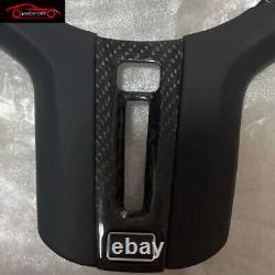 For BMW X7 G07 2019-2023 Carbon Fiber Steering Wheel Cover Frame Accessories