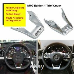For Benz W205 W218 W117 AMG Edition 1 Performance Steering Wheel Low Cover Trim