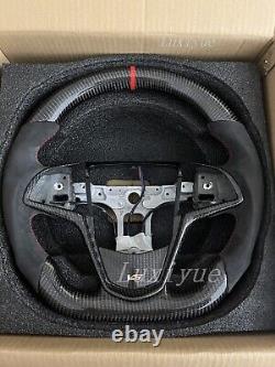 For Cadillac ATS CTS CTS-V Carbon fiber Streering wheel Frame + Cover + heated