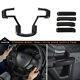For Ford F150 15-17 Carbon Fiber Interior Door Handle&Steering Wheel Cover decor