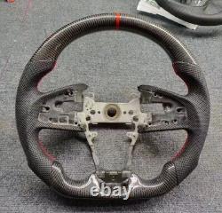 For Honda Civic 10th 2016-20 Real Carbon Fiber Racing Sport Steering wheel Frame