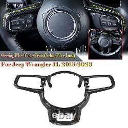 For Jeep Wrangler JL 2018-2023 2019 2022 Car Inner Steering Wheel Cover Trim 1PC