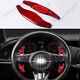 For Kia Forte 2019-2024 Red Carbon Fiber Steering Wheel Shift Paddle Extension