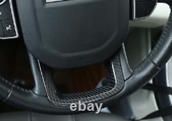 For Land Rover Range Sport 14-20 carbon fiber Steering wheel U type cover trim