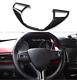 For Maserati Levante 16-17 Ghibli 14-16 Carbon Fiber Steering Wheel Cover Trim