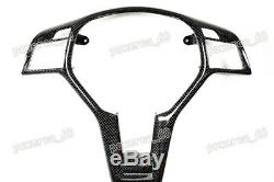 For Mercedes Benz Carbon Fiber Trim Steering Wheel Cover W204 W207 W176 2011-On